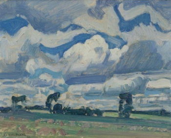 Fields and Sky | J. E. H. MacDonald | oil painting