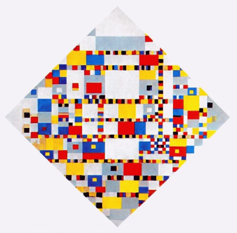 Victory Boogie Woogie | Piet Mondrian | oil painting