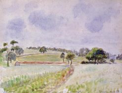 Field of Rye 1888 | Camille Pissarro | oil painting