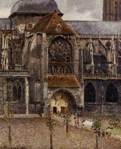 Portal from the Abbey Church of Saint Laurent 1901 | Camille Pissarro | oil painting