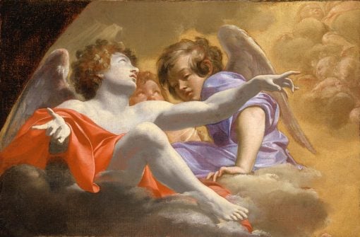 Model for Altarpiece in St. Peters | Simon Vouet | oil painting