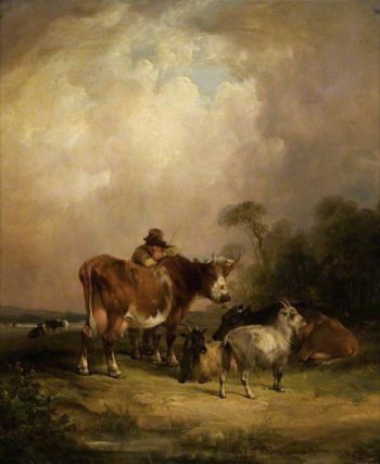 Landscape with Cattle | William Shayer Snr | oil painting