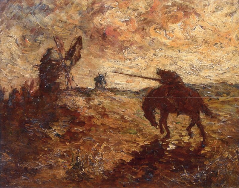 Don Quixote | Adolphe-Joseph-Thomas Monticelli | oil painting