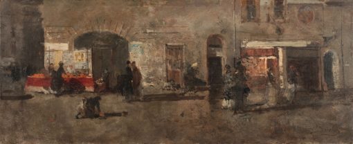 Il Carrobbio | Mose Bianchi | Oil Painting