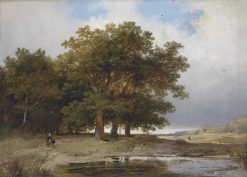 Landscape in summer | Remigius Adrianus van Haanen | Oil Painting