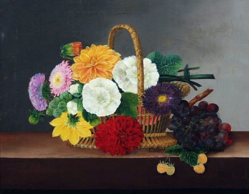 Flower still life with dahlias