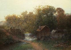 The Watermill | Alfred Wahlberg | Oil Painting