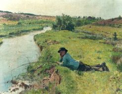 The Young Angler | Evariste Carpentier | Oil Painting