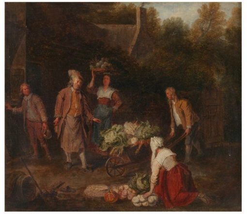 The Vegetable Seller | Pieter Angellis | Oil Painting