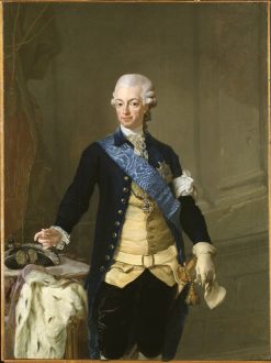 Portrait of Gustav III of Sweden | Lorens Pasch the Younger | Oil Painting