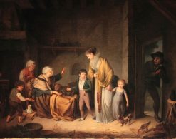 The Charity Lesson | Henri Nicolas van Gorp | Oil Painting