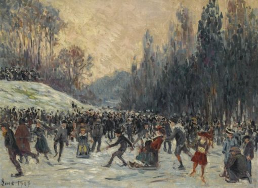 Skaters | Maximilien Luce | Oil Painting