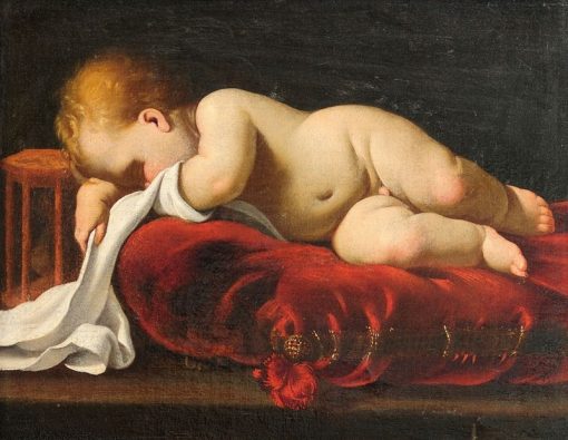 Sleeping Baby | Luigi Miradori | Oil Painting