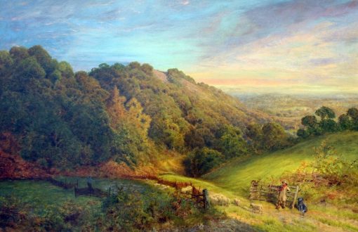Bringing Home the Sheep | John Clayton Adams | Oil Painting