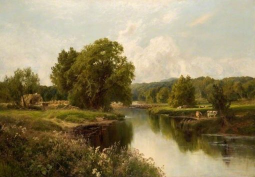 Weeds by the River Dart | John Clayton Adams | Oil Painting