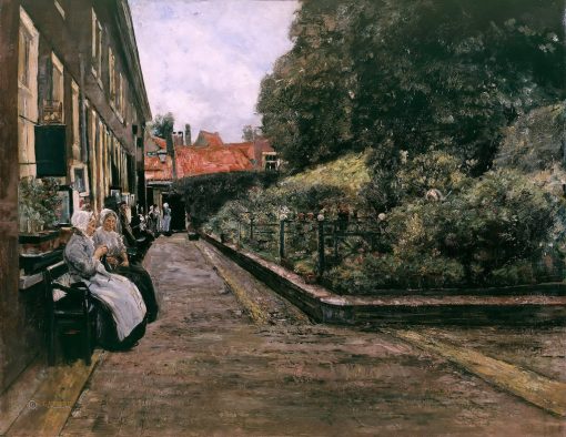 The Hospice in Leyden | Max Liebermann | Oil Painting