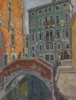 Venetian Cana Scene | Arnold Lakhovsky | Oil Painting