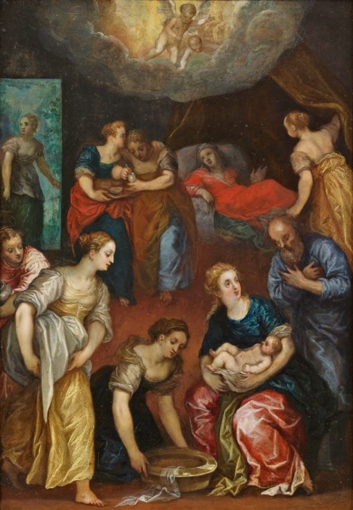 The Nativity of the Virgin Mary | Hans Rottenhammer | Oil Painting