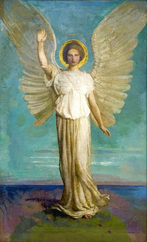 Angel of the Dawn | Abbott Handerson Thayer | Oil Painting