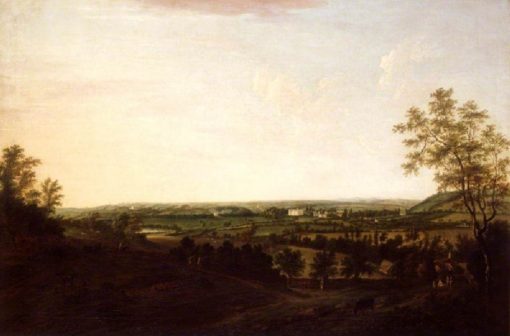 Distant View of Saltram | William Tomkins | Oil Painting