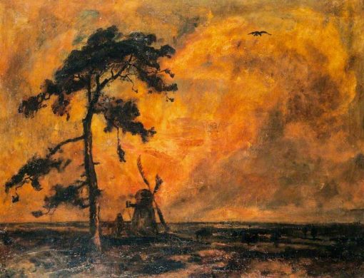 The Old Mill -  Sunset | Cecil Gordon Lawson | Oil Painting