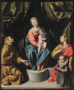 Madonna and Child with Saints Francis of Assisi and Catherine of Alexandria | Tanzio da Varallo | Oil Painting