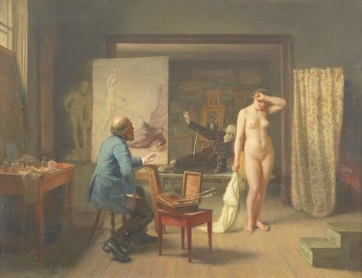 In the Studio | Geskel Saloman | Oil Painting