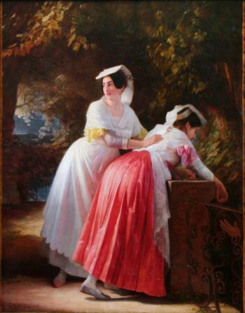 Women from Albano | August Riedel | Oil Painting