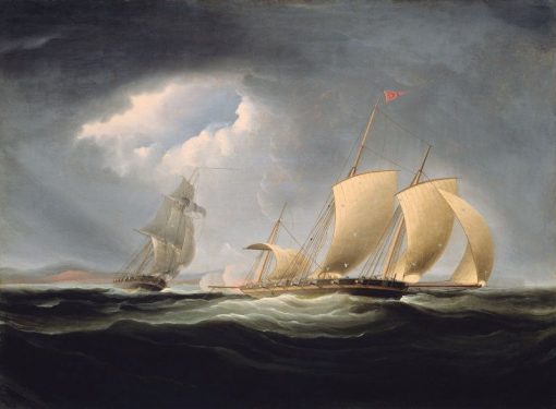 Capture of the Tripoli by the Enterprise | Thomas Birch | Oil Painting