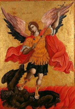 The Archangel Michael | Byzantine School Unknown | Oil Painting