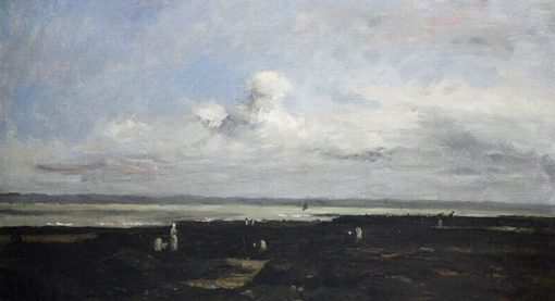 Plage de Villerville | Karl Pierre Daubigny | Oil Painting