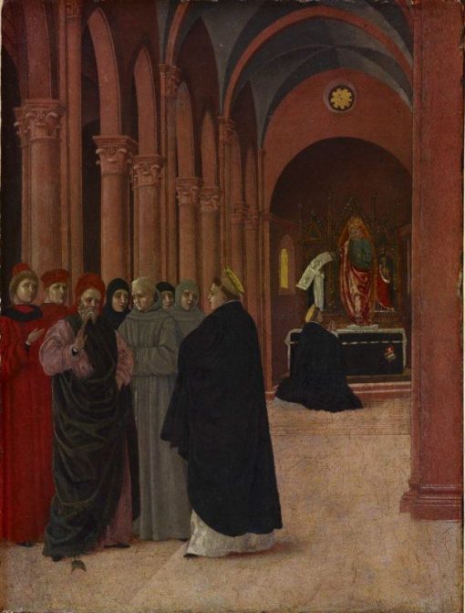 Saint Thomas of Aquino in a Debate with the Heretic | Bartolomeo degli Erri | Oil Painting