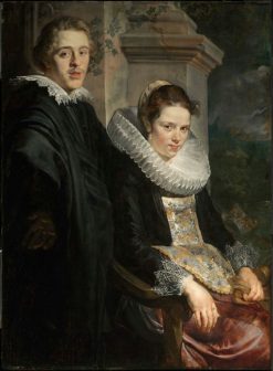 Portrait of a Young Married Couple | Jacob Jordaens | Oil Painting