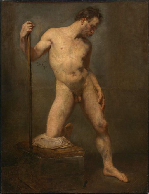 Study of a Male Nude | ThEodore GEricault | Oil Painting