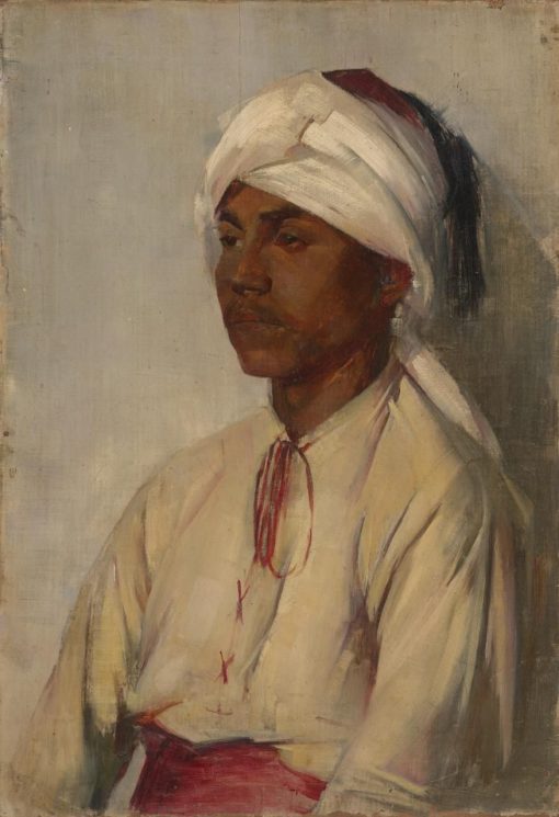 A Turbaned Man | Tom Roberts | Oil Painting