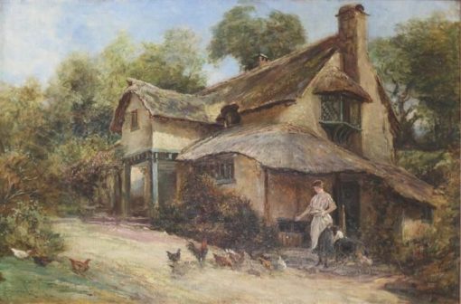 A Devonshire Cottage | Heywood Hardy | Oil Painting