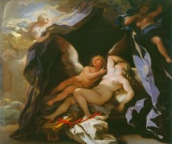 Cupid Visiting the Sleeping Psyche | Luca Giordano | Oil Painting