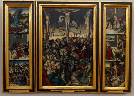 Crucifixion Triptych (recto) | Lucas Cranach the Elder | Oil Painting