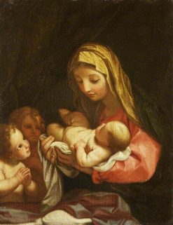 The Madonna and Child with Two Adoring Putti | Carlo Maratta | Oil Painting