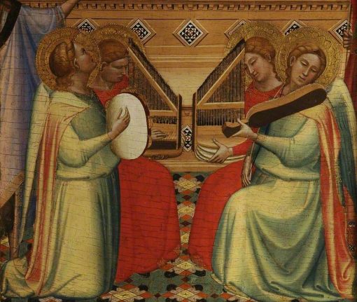 Four Musical Angels | Bernardo Daddi | Oil Painting