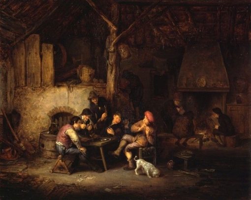 Peasants at an Inn | Adriaen van Ostade | Oil Painting