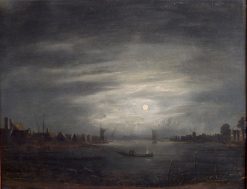 Moonlight | Aert van der Neer | Oil Painting