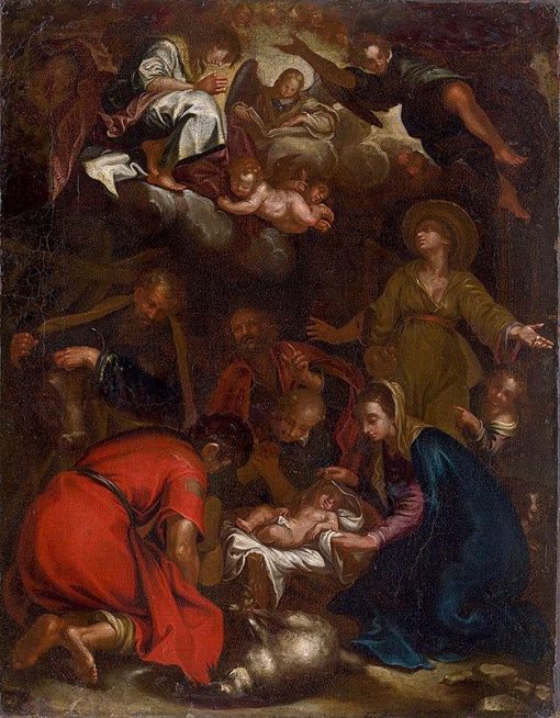 Adoration of the Shepherds | Abraham Bloemaert | Oil Painting