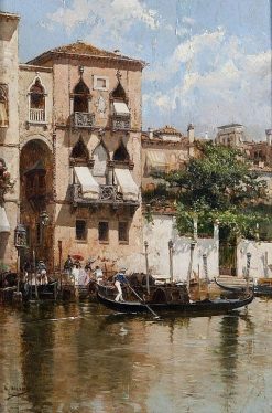 Canal in Venice | Mariano Barbasan Lagueruela | Oil Painting