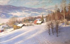 Winter in Lillehammer | Peder Mork Mønsted | Oil Painting