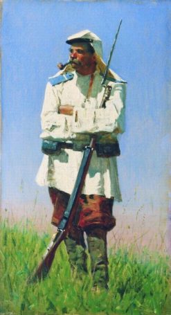 Turkestan Soldier | Vasily Vasilevich Vereshchagin | Oil Painting