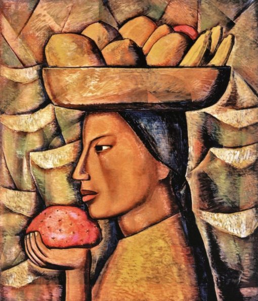 La India de las Tunas (also known as Indian Woman with Prickly Pears) | Alfredo Ramos Martinez | Oil Painting